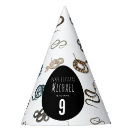 Chapéu De Festa Cobras Coloridas Festa de aniversário de répteis