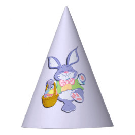 Chapéu De Festa Coelho de Páscoa Roxo Dançante Lavanda