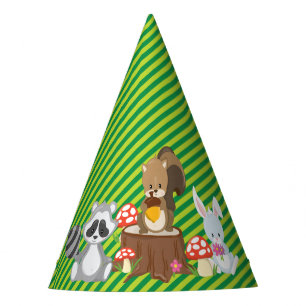 Chapéu De Festa Coelho do esquilo do guaxinim dos animais da