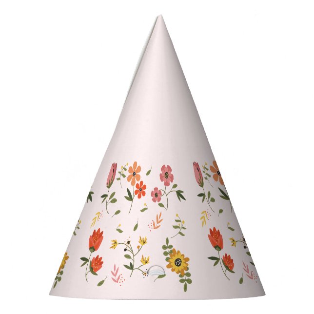 Chapéu De Festa coleção de flores (Esquerda)