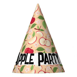 Chapéu De Festa Coleção de Padrões da Cesta de frutas - Maçãs