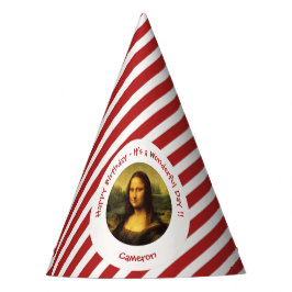 Chapéu De Festa Coleção do Partido Leonardo da Vinci Mona Lisa