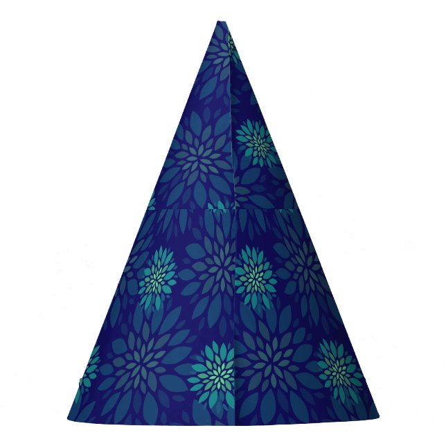 Chapéu de Festa com Estampa Floral (Verso)