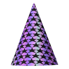 Chapéu de festa com rede de peixe estrelada