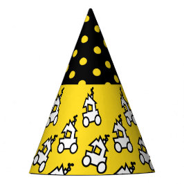Chapéu De Festa Comboio e Festa de aniversário amarela