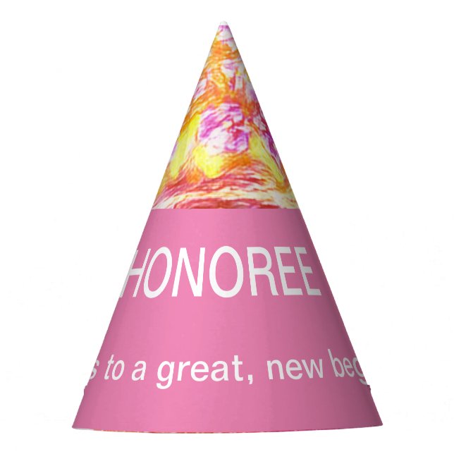 Chapéu De Festa Comemoração dos Parabéns da Felicidade (Frente)