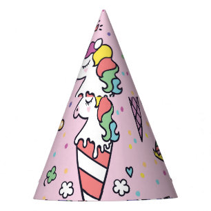 Chapéu De Festa Cones de Sorvete de animais
