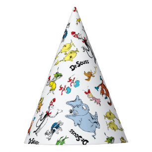 Chapéu De Festa Confetes de Personagens do Dr. Seuss   Aniversário