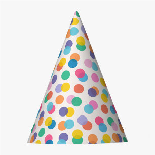 Chapéu De Festa Confetti Colorida Bolinhas Kids Party Hat