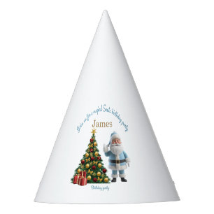 Chapéu De Festa Convite de Aniversário Mágico do Papai Noel