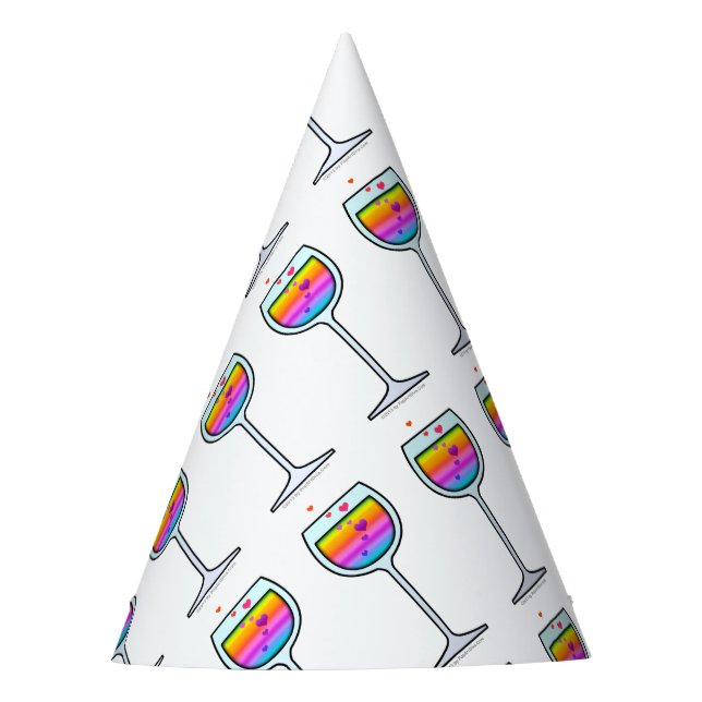 CHAPÉU DE FESTA COPO DE VINHO (Frente)