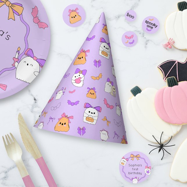 Chapéu De Festa Coquette Ghost Halloween Aniversário (Criador carregado)