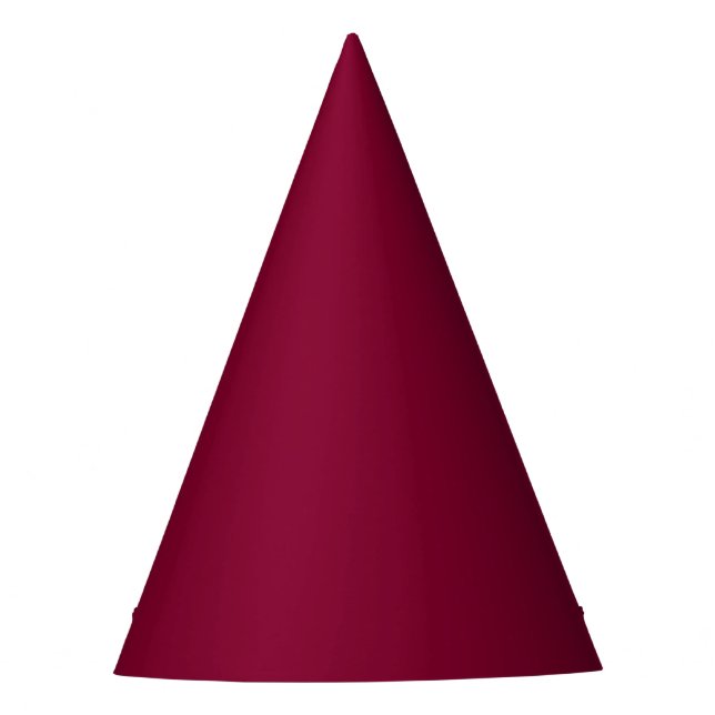Chapéu De Festa Cor Burgundy (Frente)