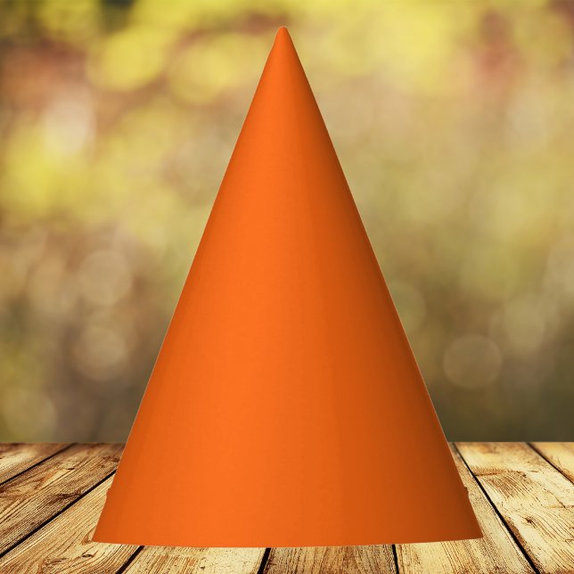 Chapéu De Festa Cor Sólida do Tigre Laranja (Criador carregado)