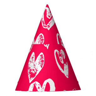 Chapéu De Festa Corações Cor-de-Rosa namorados: Fundo do desenho