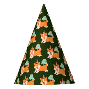 Chapéu De Festa Corgi Birthday