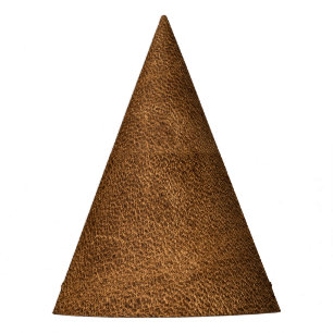 Chapéu De Festa Couro marrom envelhecido: Textura clássica