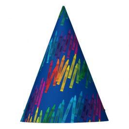 Chapéu De Festa Crayons, Aniversário de criança Party Art, Colorid