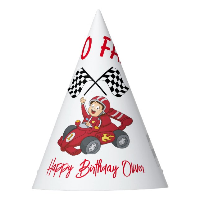 Chapéu De Festa Crescendo dois segundos aniversários rápidos (Frente)