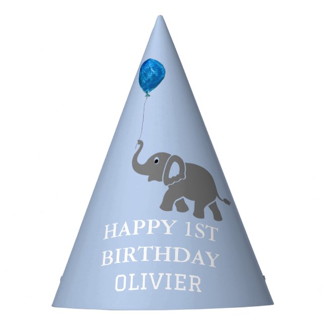 Chapéu De Festa Crianças de primeiro aniversario de Celebração de  (Frente)