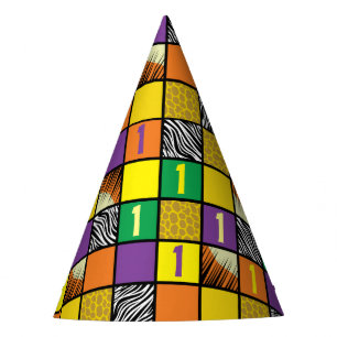 Chapéu De Festa Crianças de um primeiro aniversario selvagem Safar
