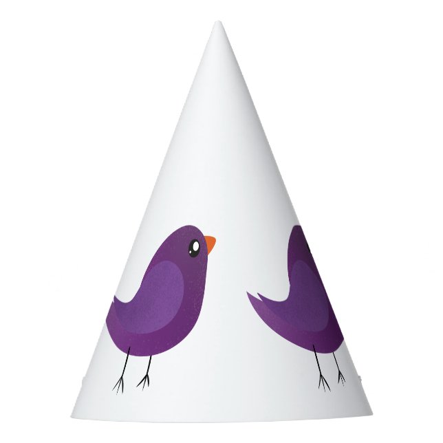 Chapéu De Festa Crianças, passarinho fofo (Frente)