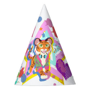 Chapéu De Festa Cubo Tigre