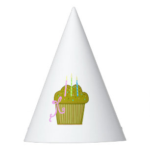 Chapéu De Festa Cupcakes De Chocolate Com Velas
