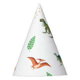 Chapéu De Festa Cute Happy Dinosaur Birthday Party Paper