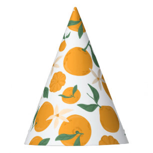 Chapéu De Festa Cutie Orange Clementine Tangerine Mandarin Fruta