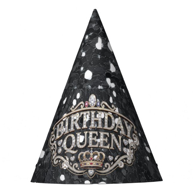 Chapéu de festa da rainha de aniversário (Frente)