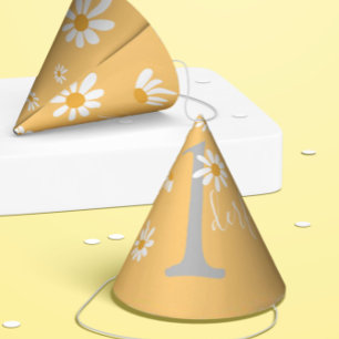 Chapéu De Festa Daisy Hippie Baby First Birthday Maravilhoso
