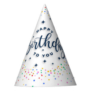 Chapéu de Festa de aniversário Clássico Cone