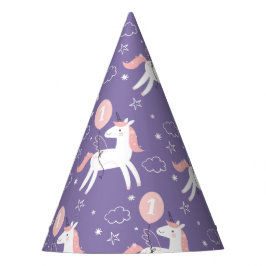 Chapéu de Festa de aniversário de Unicórnio Mágico