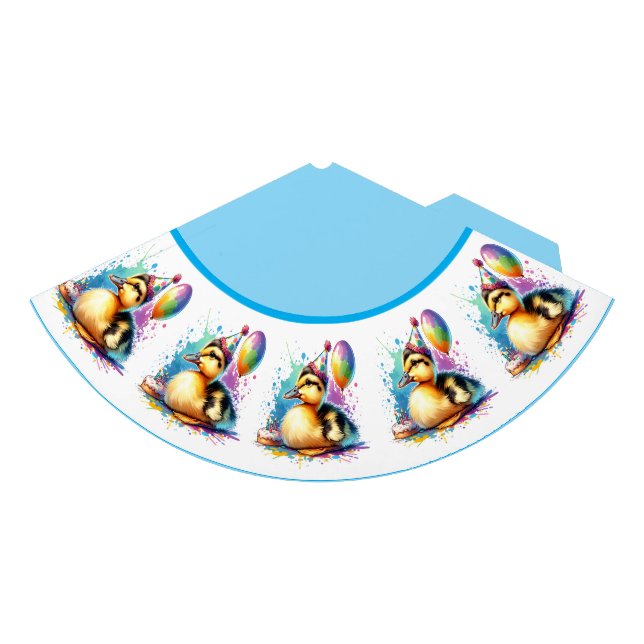 Chapéu de festa de pato fofo da baía (Frente)