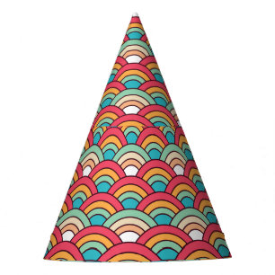 Chapéu De Festa Design Elegante de padrão sem costura tradicional