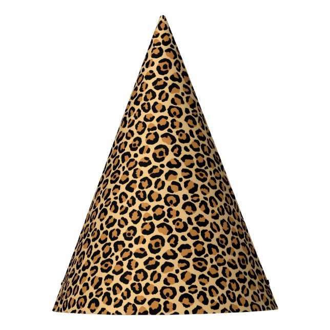 Chapéu De Festa Design Série Clássica Leopardo 6  (Frente)