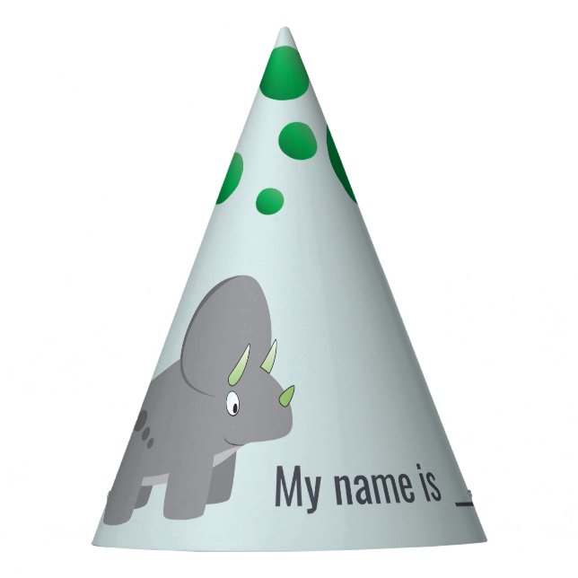 Chapéu De Festa Dinossauro do Paper Hat (Frente)