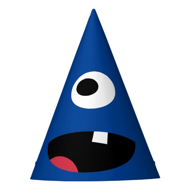 Chapéu De Festa Do partido parvo dos monstro da cara do monstro (Frente)