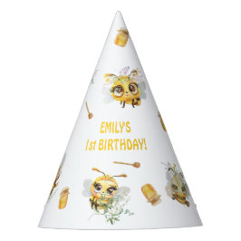 Chapéu De Festa Doce ao Aniversário da Bee