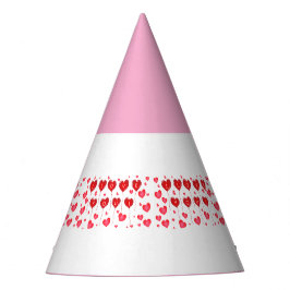 Chapéu De Festa Doce Eu Te Amo Corações-Rosa Festa Decoração 