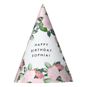Chapéu De Festa Doce Florals Aniversário