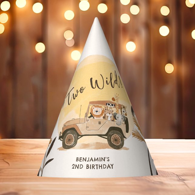 Chapéu De Festa Dois segundos aniversários Selvagens Selvagens Saf (Criador carregado)
