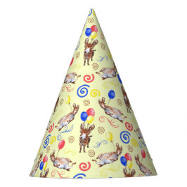 Chapéu De Festa Donkey Birthday Party Hat in Yellow