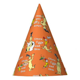 Chapéu De Festa Dr. Seuss Ovos Verdes e Presunto Padrão de Persona