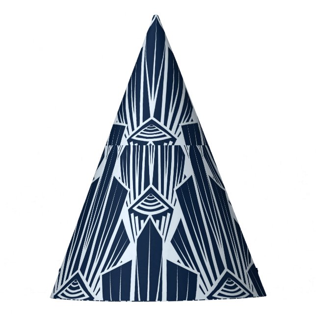 Chapéu De Festa Elementos Geométricos: Padrão Moderno Estilizado (Frente)