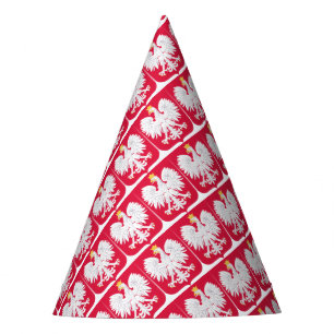 Chapéu De Festa Emblem polonês - Polônia Shield - Polska Herb Po