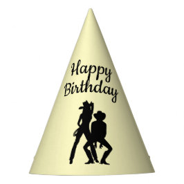 Chapéu De Festa Era um Aniversário de Dança de Linha