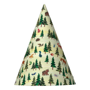 Chapéu De Festa Eric Carle Padrão de Diversão Florestal