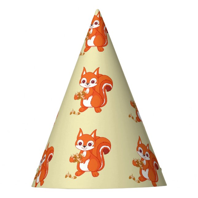 Chapéu De Festa Esmaga o esquilo útil (Frente)